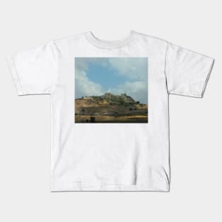 Castle Ruins. Central Sicily. 2011 Kids T-Shirt